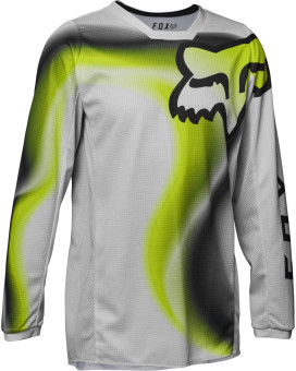 Fox Racing Youth 180 TOXSYK Motocross Jersey, Fluorescent Yellow, Big Large