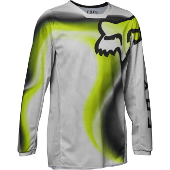 Fox Racing Youth 180 TOXSYK Motocross Jersey, Fluorescent Yellow, Big Large