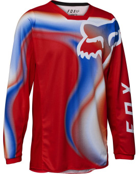 Fox Racing Youth 180 TOXSYK Motocross Jersey, Fluorescent RED, Big Large