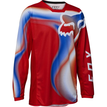 Fox Racing Youth 180 TOXSYK Motocross Jersey, Fluorescent RED, Big Large