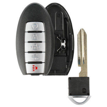 Keyless Option Remote Key Fob Shell Smart 5btn Case For Nissan (KR5S180144014; 7812D-S180014)