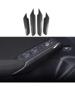 AntBooBoo for Honda Civic 2022 2023 2024 11th Gen Inner Door Handle Trims Protective Cover Interior Decoration for 2022 Honda Civic- Carbon Fiber Pattern