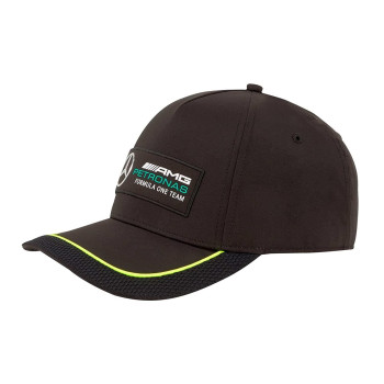 PUMA Mercedes Benz AMG Petronas F1 Baseball Hat -Black/Gray/Navy (Black)