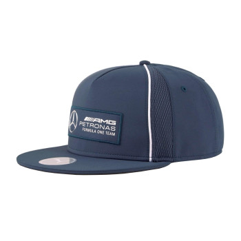 PUMA Mercedes Benz AMG Petronas F1 Flatbrim Hat -Black/Gray/Navy (Navy)