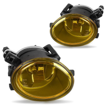 AUTOSAVER88 Fog Lights Compatible with 2001 2002 2003 2004 2005 BMW E46 M3 2000 2001 2002 2003 M3 M5 with Sport Package Only fit the ZHP or M-Tech Package Fog Light Replacement Yellow Lens