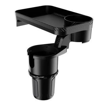 Cup Holder Tray for Car Cup Holder Expander with Car Drink Holders, Automotive Cup Attachable Tray with 360Rotation,Cup Holder Adapt Most Regular Cups with 18-40 oz, fit in 2.75-3.25 inch Car Holder