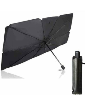 Car Windshield Sun Shade Umbrella, Foldable Car Umbrella Sunshade Cover Protect Vehicle from UV Sun, Easy to Store and Use, Keeps Vehicle Cool, Fit Most Vehicle (57 x 31 inches)