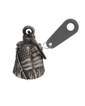 Motorcycle Bell with Hanger for Biker, Good Luck Biker Bells & Motorcycle Accessories, Key Chain with Delicate Luck Bell