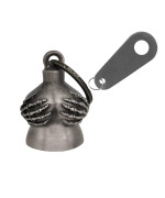 Motorcycle Bell with Hanger for Biker, Good Luck Biker Bells & Motorcycle Accessories, Key Chain with Delicate Luck Bell