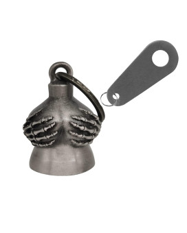 Motorcycle Bell with Hanger for Biker, Good Luck Biker Bells & Motorcycle Accessories, Key Chain with Delicate Luck Bell