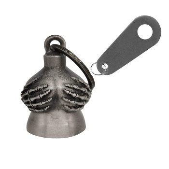 Motorcycle Bell with Hanger for Biker, Good Luck Biker Bells & Motorcycle Accessories, Key Chain with Delicate Luck Bell