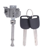 XtremeAmazing Left Driver Side Door Lock Cylinder with 2 Keys Set for Civic 2012-2015