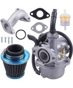 JINGKE PZ19 Carburetor with 35mm Air Filter for 50cc 70 90 110cc DR50 CRF XR 50 APOLLO 125CC coolster kazuma 110 Taotao Buyang Coolsport Redcat Peace Baja Chinese ATV Quad Go Cart Dirt Bike Parts