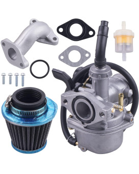 JINGKE PZ19 Carburetor with 35mm Air Filter for 50cc 70 90 110cc DR50 CRF XR 50 APOLLO 125CC coolster kazuma 110 Taotao Buyang Coolsport Redcat Peace Baja Chinese ATV Quad Go Cart Dirt Bike Parts