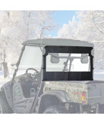 Chikia Soft Rear Windshield Back Dust Panel For Hisun UTV 500 700,Massimo 500 700,Axis 500 700,Coleman outfitter 500 700