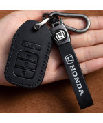 Loyal Guard Car Key Cover for Honda 2015 2016 2017 2018 2019?CR-V CRV Pilot EX EX-L Touring Premium key holder car key chain Car Key case Accessories