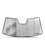 Pigenius Windshield Sun Shade for 2019 2020 2021 2022 2023 Dodge Ram 1500 - Premium Folding Sunshade (for Car with 10 inch Wide Sensor Attached to Rearview Mirror)