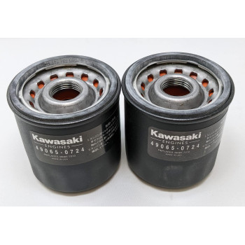 Kawasaki (Pack of 2) 49065-0724 Oil Filter Fits 49065-7010 OEM