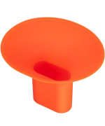 QUICKWOLF X3 Oil Change Funnel, Maverick X3 Oil Drain Funnel Compatible for Can Am X3 Oil Funnel by Flexible Silicone for Most of UTV ATV Motorcycle Car(Orange)