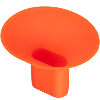 QUICKWOLF X3 Oil Change Funnel, Maverick X3 Oil Drain Funnel Compatible for Can Am X3 Oil Funnel by Flexible Silicone for Most of UTV ATV Motorcycle Car(Orange)