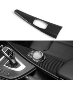 Car Multimedia Cover Sticker Wrap Carbon Color ABS Decal Trim fits for BMW F30 F31 F34 3GT F32 F36 Accessories - F33 Convertible NOT FIT