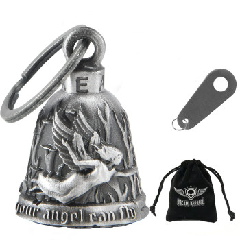 Dream Apparel Motorcycle bells for bikers,heavy rider bells accessory and key chain for luck