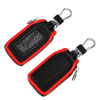 2 Pieces Leather Car Key Chain Case Holder Car Key Case Key Fob Protector Car Key Fob Cover Case