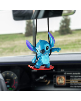 GONIAOCON Car Swing Ornament, Car Decoration, Mirror Hanging Car Interior Accessories, for Car Rear View Mirror, Gardening Hanging