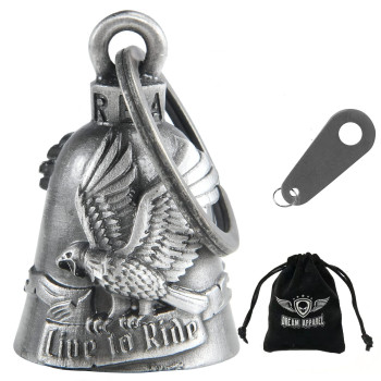 Dream Apparel Motorcycle bells for bikers,heavy rider bells accessory and key chain for luck