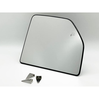 APA Replacement Towing Mirror Glass Upper Heated with Base fits 2015-2020 F150 2017-2022 F250 F350 F450 F550 Passenger Right Side FL3Z17K707G