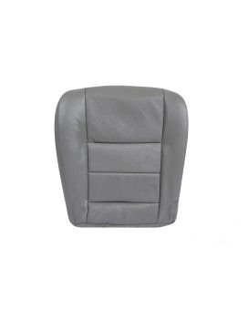 Auto Seat Replacement 2003 2004 2005 2006 2007 Ford F250 F350 Lariat XL XLT Leather Seat Cover Replacement, Seat Covers for Ford F250 F350 in Flint Gray (Passenger Bottom, Genuine Leather)