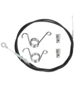 YOXUFA 71 inch Go Kart Throttle Cable Brake Return Throttle Pedal Springs Kit for Predator 212cc Engine GX160 GX200 196cc 8252-1390 Manco ASW Kandi American Sportworks Go Kart Lawn Mower Parts