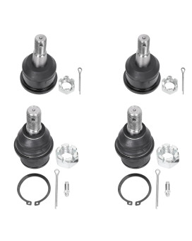 LCWRGS 4pcs 4WD 8-Lug Front Upper and Lower Ball Joints Replacement for 2006-2008 Dodge Ram 1500, 2003-2010 Dodge Ram 2500 3500, 2011-2013 Ram 2500, 2011-2014 Ram 3500 K7460 K7467