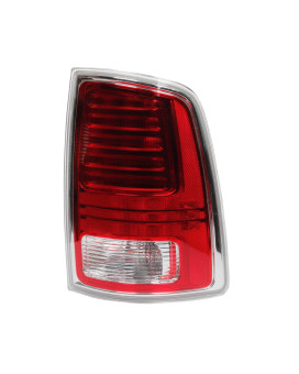 Dasbecan Tail Lights Assembly Passenger Side With Red LED Bulbs Compatible With Dodge Ram 1500 2013-2018 Ram 2500 & 3500 2014-2018 Replaces 68093078AC CH2801203