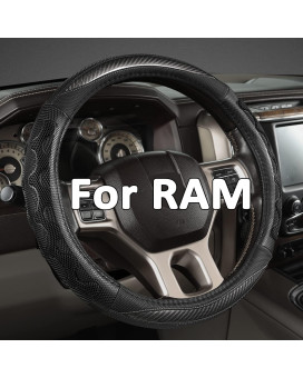 GIANT PANDA Steering Wheel Cover for Dodge Ram 1500 - Car Steering Wheel Covers for Dodge Ram 2500 3500 - Gray