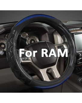 GIANT PANDA Steering Wheel Cover for Dodge Ram 1500 - Car Steering Wheel Covers for Dodge Ram 2500 3500 - Blue