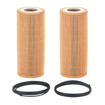 2 Pcs Engine Oil Filter Compatible With 2005-2018 Audi A4 A5 A6 A7 A8 Quattro Q5 Q7 S4 S5 SQ5, 2011-2017 Porsche Cayenne Palamera, VW Touareg, ReplaceHU7029z HU722z