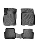 Croc Liner Floor Mats Front and Rear All Weather Custom Fit Floor Liner Compatible with Ford Maverick (2022-2023) (Non-Hybrid)