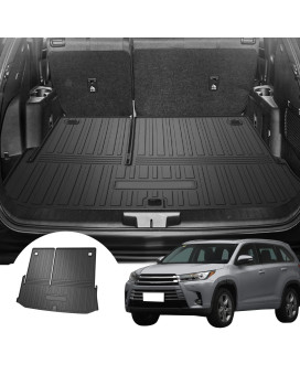 Cargo Liner for 2020-2022 Highlander, Waterproof Cargo Mats Car Trunk Protectors Cargo Area Liners