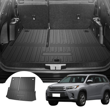 Cargo Liner for 2020-2022 Highlander, Waterproof Cargo Mats Car Trunk Protectors Cargo Area Liners