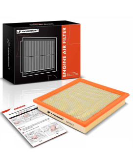 A-Premium Engine Air Filter Compatible with Ford & Lincoln Models - F-150 (2009-2023), Expedition (2007-2023), F-250 F-350 F-450 F-550 Super Duty (2008-2016), Navigator (2007-2023) - Replace CA10262