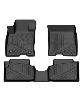 Cartist Floor Mats Custom Fit for Ford Maverick 2022 2023 2024 (Not fit Hybrid) All Weather Floor Liners 3D Front & 2nd Row TPE Waterproof