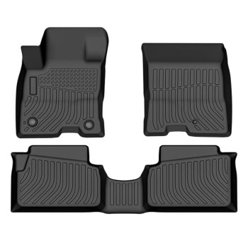 Cartist Floor Mats Custom Fit for Ford Maverick 2022 2023 2024 (Not fit Hybrid) All Weather Floor Liners 3D Front & 2nd Row TPE Waterproof