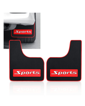 jeseny 2 PCS Car Mud Flaps Soft Material Automotive Rubber Mudguard Universal Mud Flaps Guards Splash Front and Rear Anti-Fly Splash Paddy Board Exterior Accessories Mud Decoration (Sports)