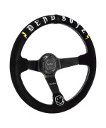 Performance DEADBOYZ Steering Wheel 350mm Deep Dish 6 Bolt For JDM Sport Racing Steering Wheel Alcantara Horn Button Included