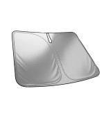 Initial WS Custom Foldable Windshield Sunshade Compatible with 2010 2011 2012 2013 2014 Subaru Outback Wagon, Made in U.S