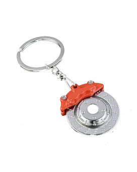 oAutoSjy Creative Brake Disc Keychain Accessories Cute Auto Part Model Metal Keyring Holder for Men Key Fob Purse Bag Pendant