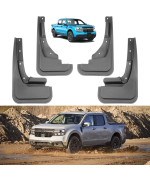 Mud Flaps for 2022 2023 2024 Ford Maverick Accessories, All Weather Guard Mud Guards Splash Front & Rear 4pc Set