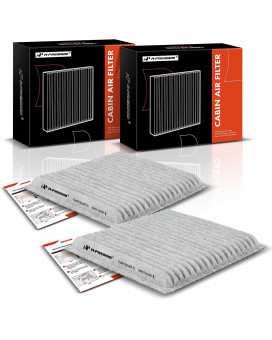 A-Premium 2-PC Cabin Air Filter w/Activated Carbon Compatible with Ford, Lincoln & Mazda - Edge 2007-2014, MKS 2009, MKX 2007-2015, MKZ 2008-2009, CX-9 2007-2015 - 2.0L 3.5L 3.7L -  7T4Z-19N619-B