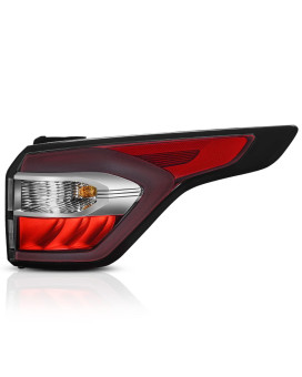 AUTOSAVER88 Right Passenger Side Tail Light Assembly Compatible with 2017-2019 Ford Escape Kuga Brake Rear Lamp Right Side Outer RH Tail Light 2017 2018 2019 Rear Taillight Brake Lamp